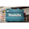 Image 4 : SHELF OF ASSORTED SMALL PARTS ORGANIZERS & A EMPTY MAKITA CASE