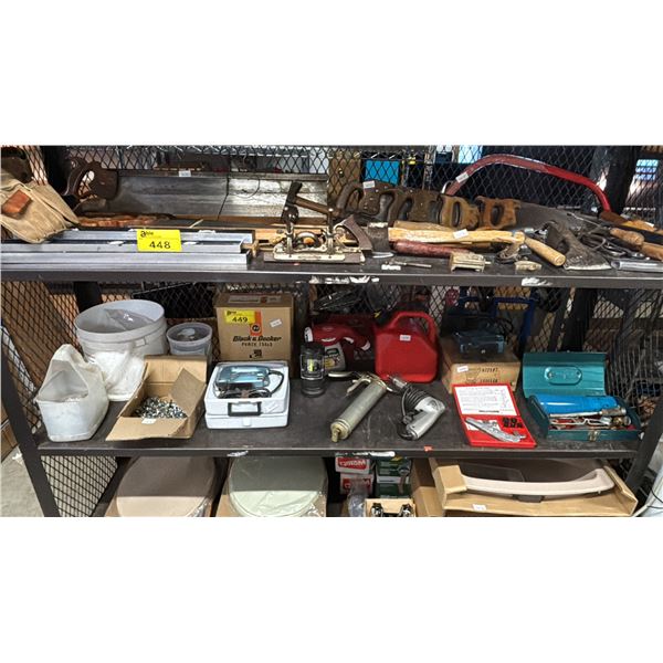 DOUBLE FLARING TOOL KIT, ELECTRIC JIG SAWS, ASSORTED HARDWARE & MORE
