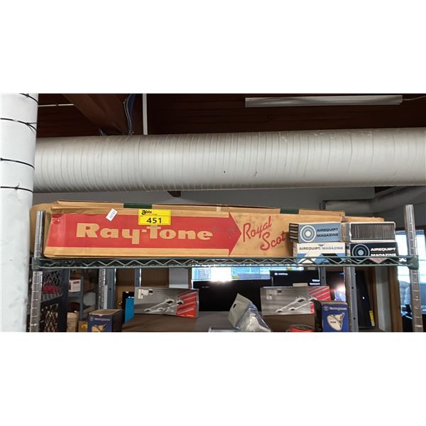 RAY-TONE PROJECTOR SCREENS & AIREQUIPT MAGAZINES