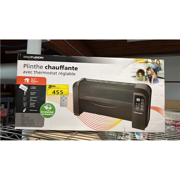 PROFUSION LOW PROFILE HEATER WITH ADJUSTABLE THERMOSTAT