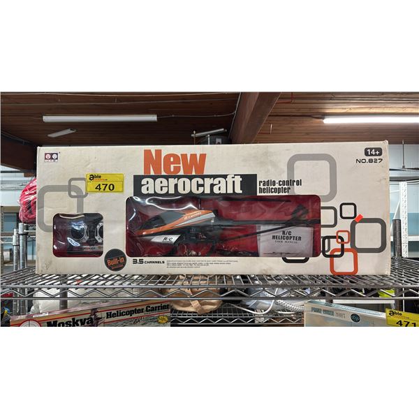 NEW AEROCRAFT RC HELICOPTER