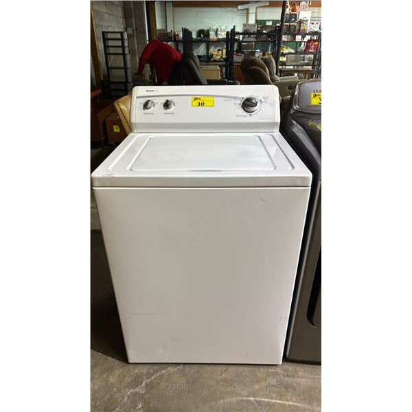 KENMORE 400 WHITE TOP ENTRY CLOTHES WASHER
