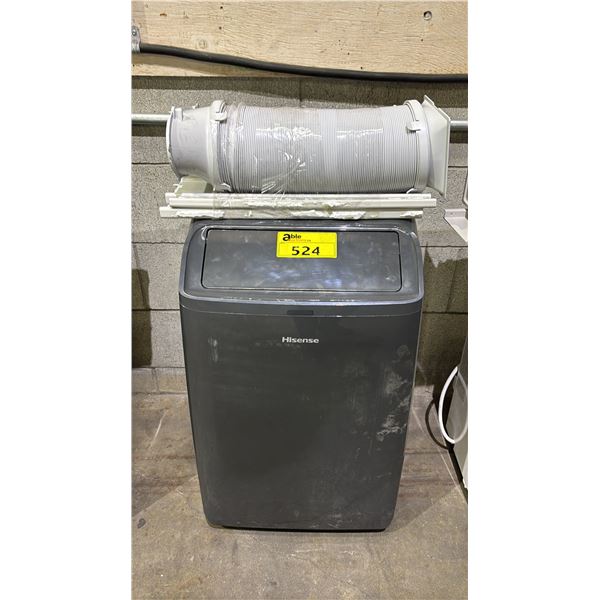 HISENSE PORTABLE AIR CONDITIONER WITH HOSE & WINDOW ATTACHMENT *NO REMOTE*