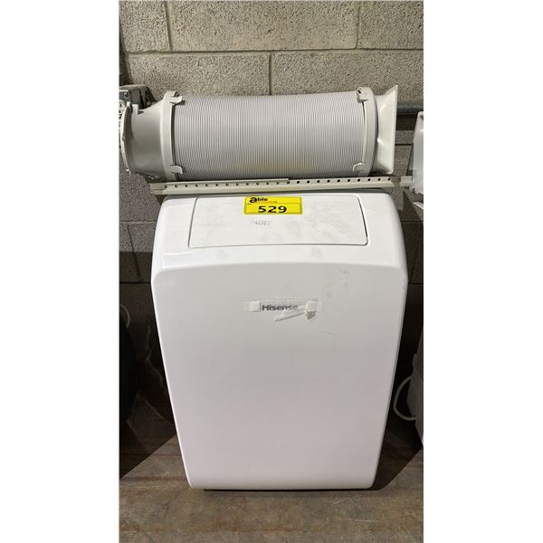 HISENSE PORTABLE AIR CONDITIONER WITH HOSE & WINDOW ATTACHMENT *NO REMOTE*