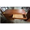 Image 3 : VINTAGE WOODEN FOUR DRAWER DESK - APPROX. 48"W X 18"D X 31"H