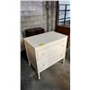 Image 1 : OFF WHITE TWO DRAWER DRESSER - APPROX. 33 1/2"W X 21 1/2"D X 32"H