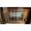 Image 4 : WOODEN TWO DOOR RADIO CABINET - APPROX. 32"W X 16"D X 31"H *CONTENTS INCLUDED*