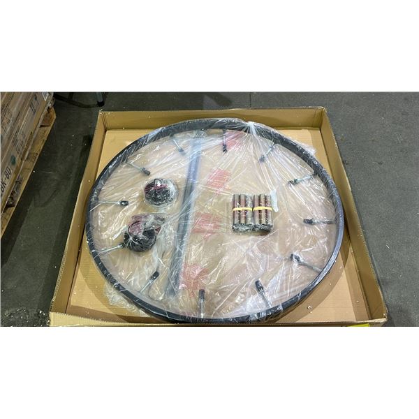 CLASSIC BRASS & BRASS DUST 12 LIGHT CHANDELIER 10552BK-BD *IN BOX*