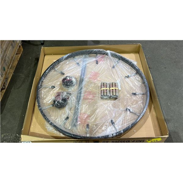 CLASSIC BRASS & BRASS DUST 12 LIGHT CHANDELIER 10552BK-BD *IN BOX*