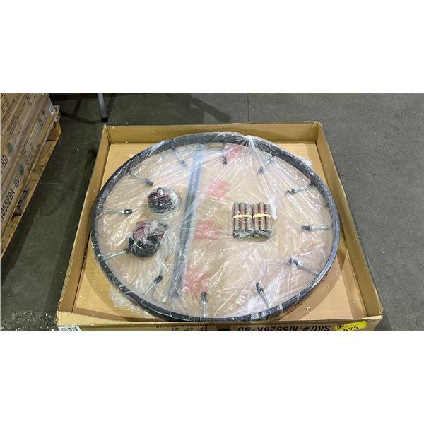 CLASSIC BRASS & BRASS DUST 12 LIGHT CHANDELIER 10552BK-BD *IN BOX*