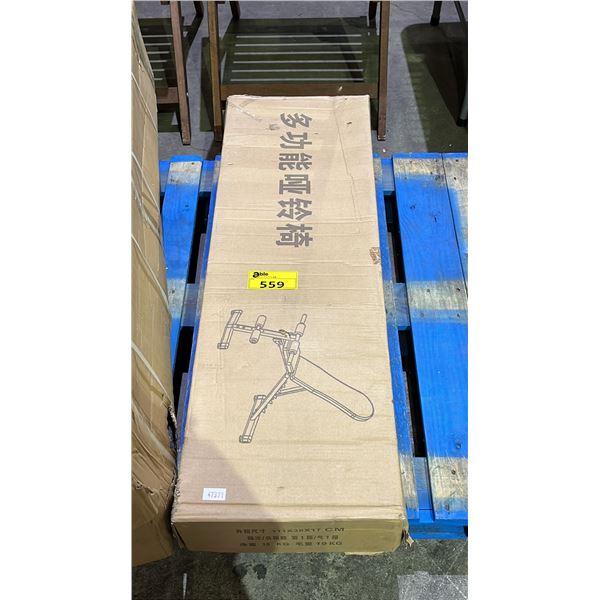 ADJUSTABLE WORKOUT BENCH *IN BOX*