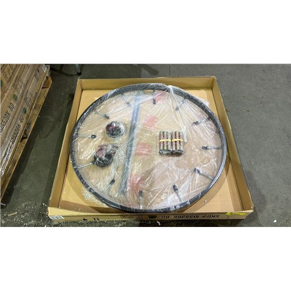 CLASSIC BRASS & BRASS DUST 12 LIGHT CHANDELIER 10552BK-BD *IN BOX*