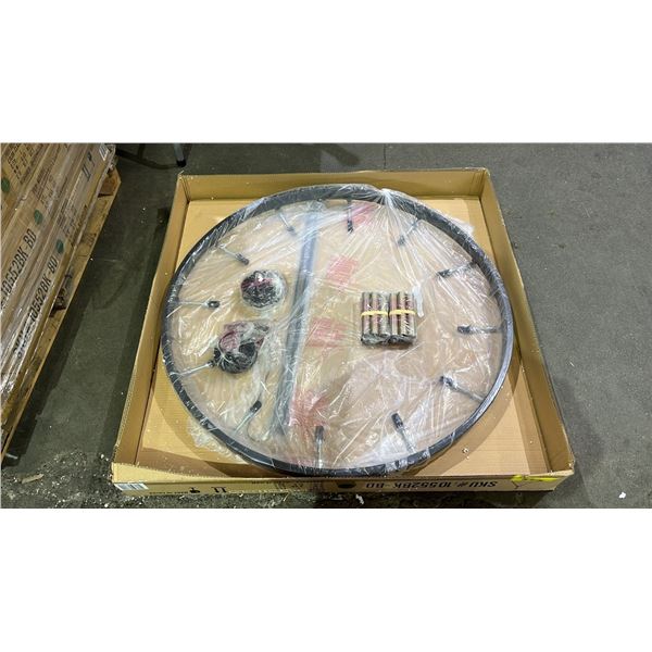 CLASSIC BRASS & BRASS DUST 12 LIGHT CHANDELIER 10552BK-BD *IN BOX*