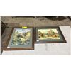 Image 1 : TWO FRAMED PRINTS
