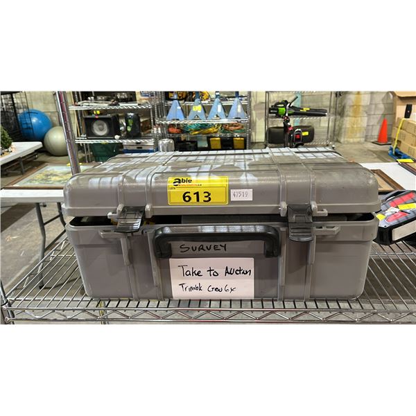 THREE TRIMBLE GEOEXPLORER 6000 SERIES & TRIMBLE 2005 SERIES SURVEYING MACHINES IN A HARD