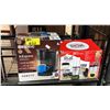 Image 1 : KEURIG COFFEE MAKER, MAGIC BULLET & CAT POWER STATION *WORKING CONDITION UNKNOWN*