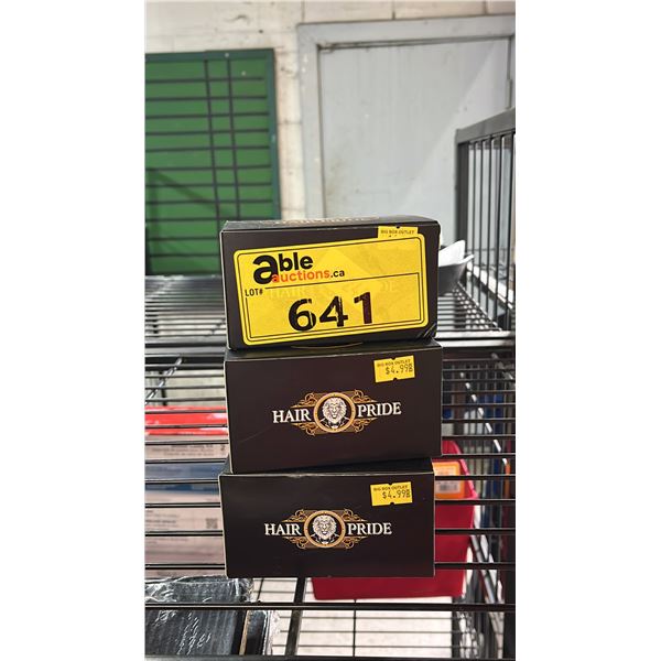 3 BOXES OF HAIR PRIDE POMADE