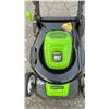 Image 2 : GREENWORKS PRO 21" ELECTRIC LAWNMOWER *NO BATTERY/NO CHARGER/NO BAG/WORKING CONDITION UNKNOWN*