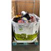 Image 1 : PALLET OF SMALL APPLIANCES, CHILDRENS TOYS, HEATERS, COAT HANGERS, INFLATBLE SNOWMAN & MORE *MUST
