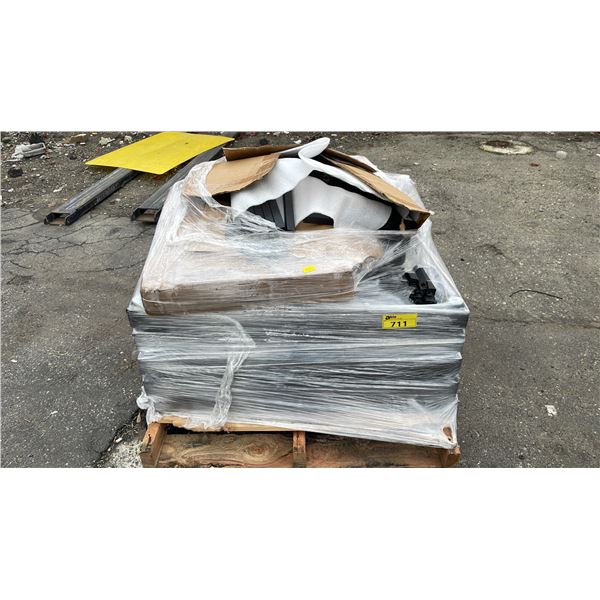 PALLET OF TABLE TOPS WITH LEGS *MUST TAKE ALL ON PALLET*