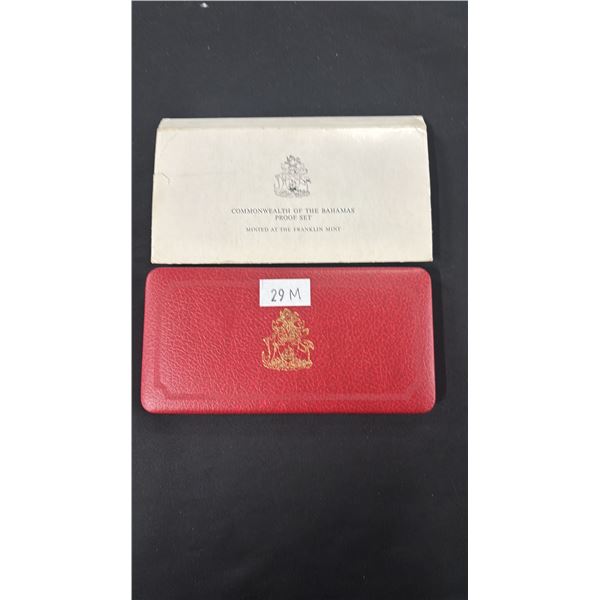 COMMONWEALTH OF THE BAHAMAS PROOF SET 'MINTED AT THE FRANKLIN MINT'