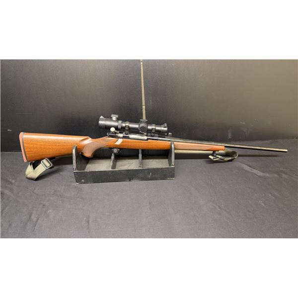 RUGER M77 HAWKEYE .223 REM BOLT ACTION RIFLE WITH LEUPOLD SCOPE & SLING S/N: 712-16866