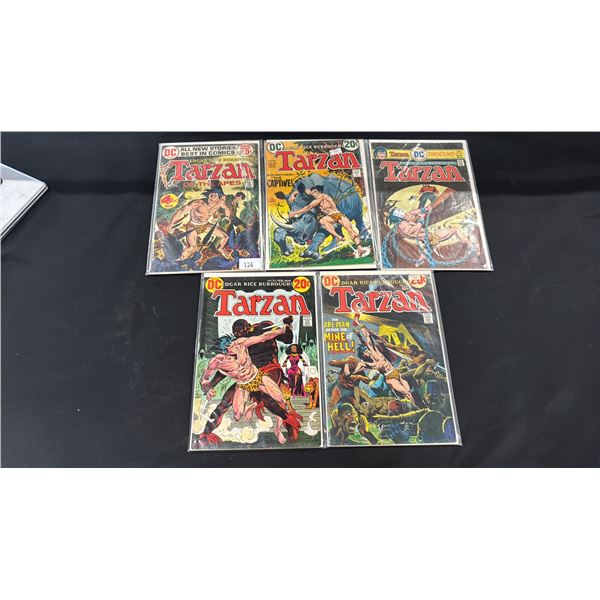 (10) ASSORTED DC TARZAN OF THE APES COMIC BOOKS #210-213, #215-218, #247 & #249
