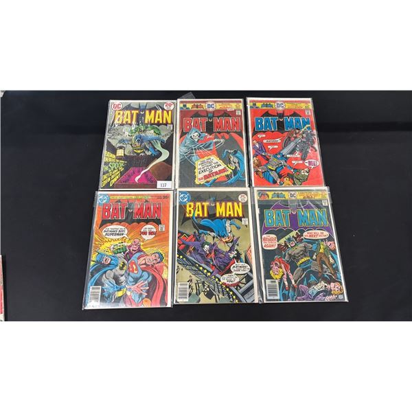 (12) ASSORTED DC BATMAN COMIC BOOKS #252, 253, 267, 272, 273, 276, 278, 280, 286, 292, 293 & 296