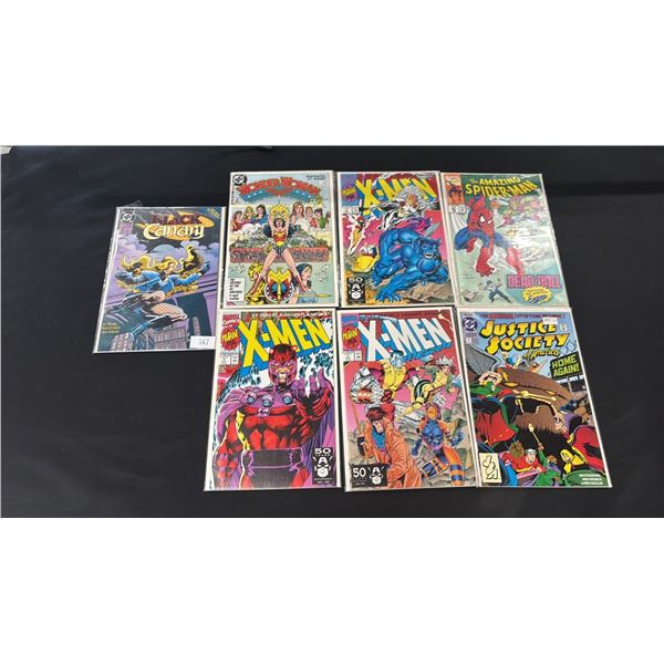 (12) ASSORTED COMIC BOOKS INCLUDING; BLACK CANARY, WONDER WOMAN, X-MEN, SPIDER-MAN & MORE