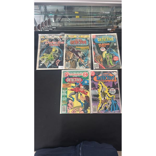 (10) ASSORTED DC DETECTIVE COMICS BATMAN COMIC BOOKS #457, 462, 463, 468, 469, 471, 478, 479, 490 &