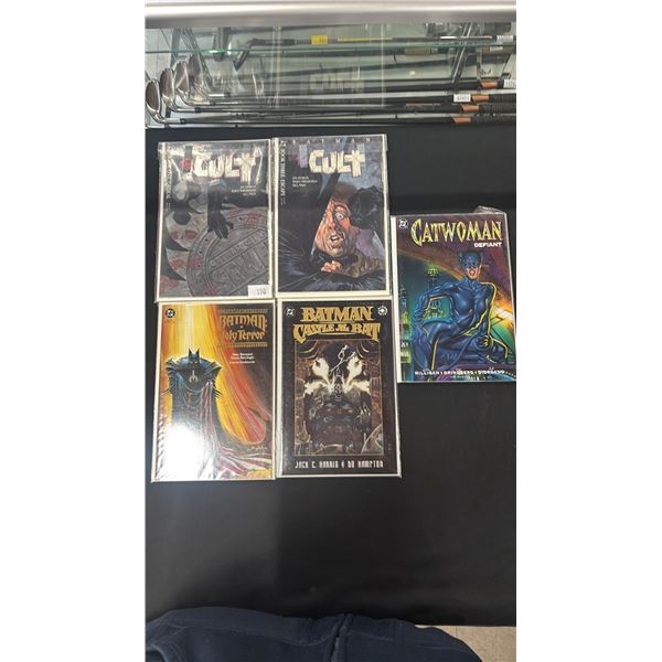 (9) ASSORTED DC BATMAN COMIC BOOKS