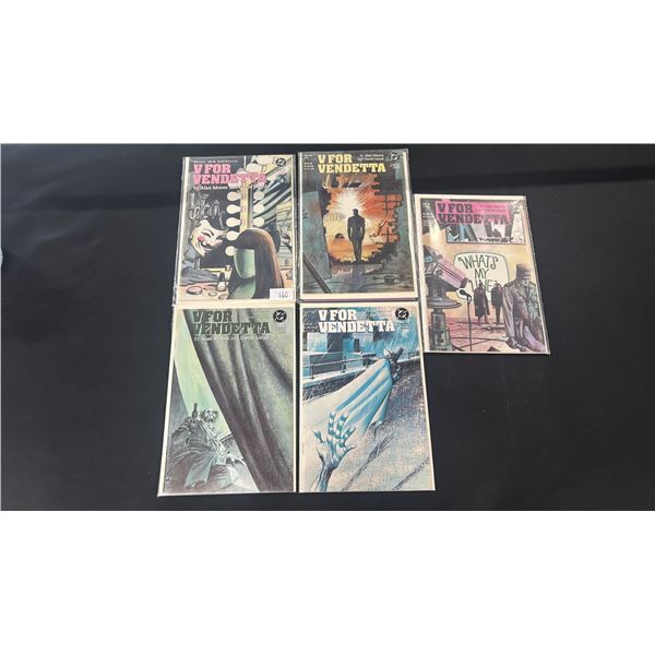 (10) ASSORTED DC V FOR VENDETTA COMIC BOOKS VOLUME 1-10