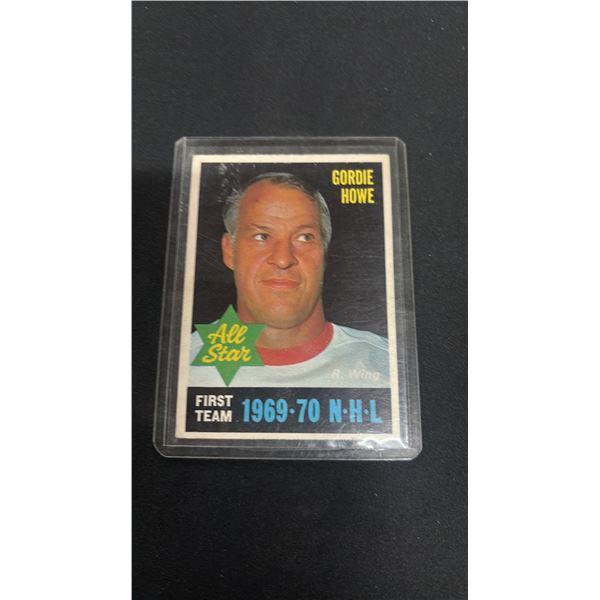 1969-70 O-PEE-CHEE #238 GORDIE HOWE FIRST TEAM ALL-STAR HOCKEY CARD