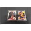 Image 1 : 1990 NBA HOOPS #65 MICHAEL JORDAN & 1990 NBA HOOPS #157 MAGIC JOHNSON BASKETBALL CARDS