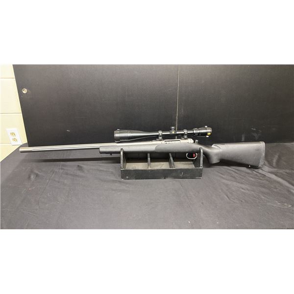 SAVAGE MODEL 12 BOLT ACTION RIFLE WITH BUSHNELL SCOPE 660MM .223 REM CAL 1 SHOT CAPACITY -