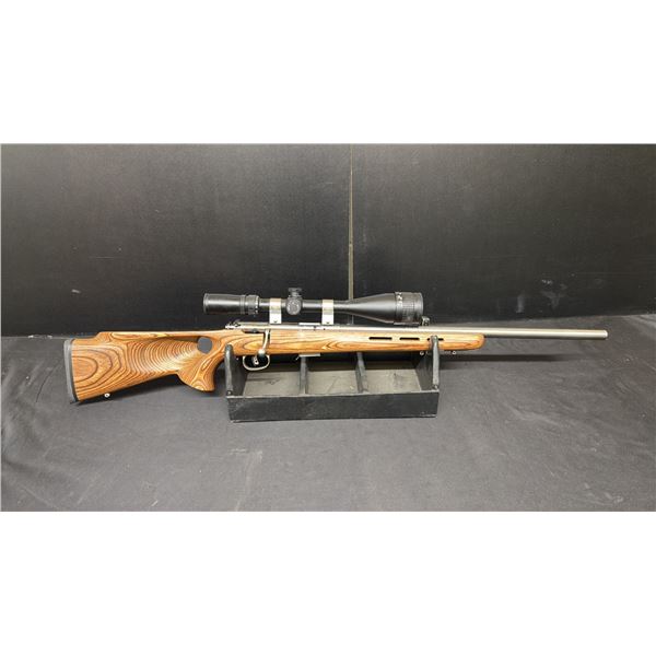 SAVAGE M93 RIFLE WITH TASCO SCOPE .22 CAL - S/N: 1450992
