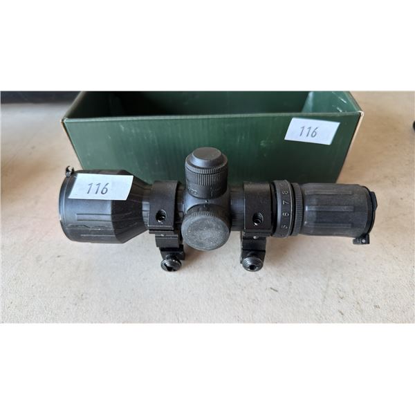 NCSTAR 3-9X42RE RIFLE SCOPE