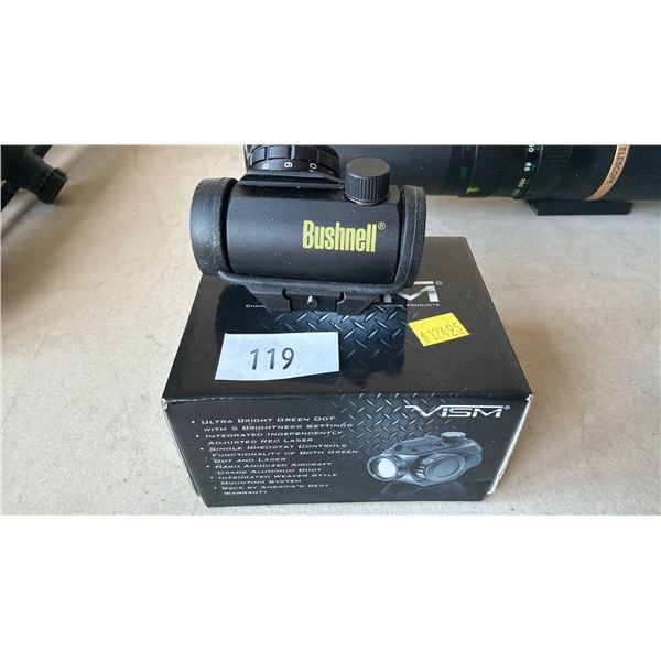 VISM MICRO GREEN DOT WITH INTEGRATED RED LASER SIGHT VDGRLB