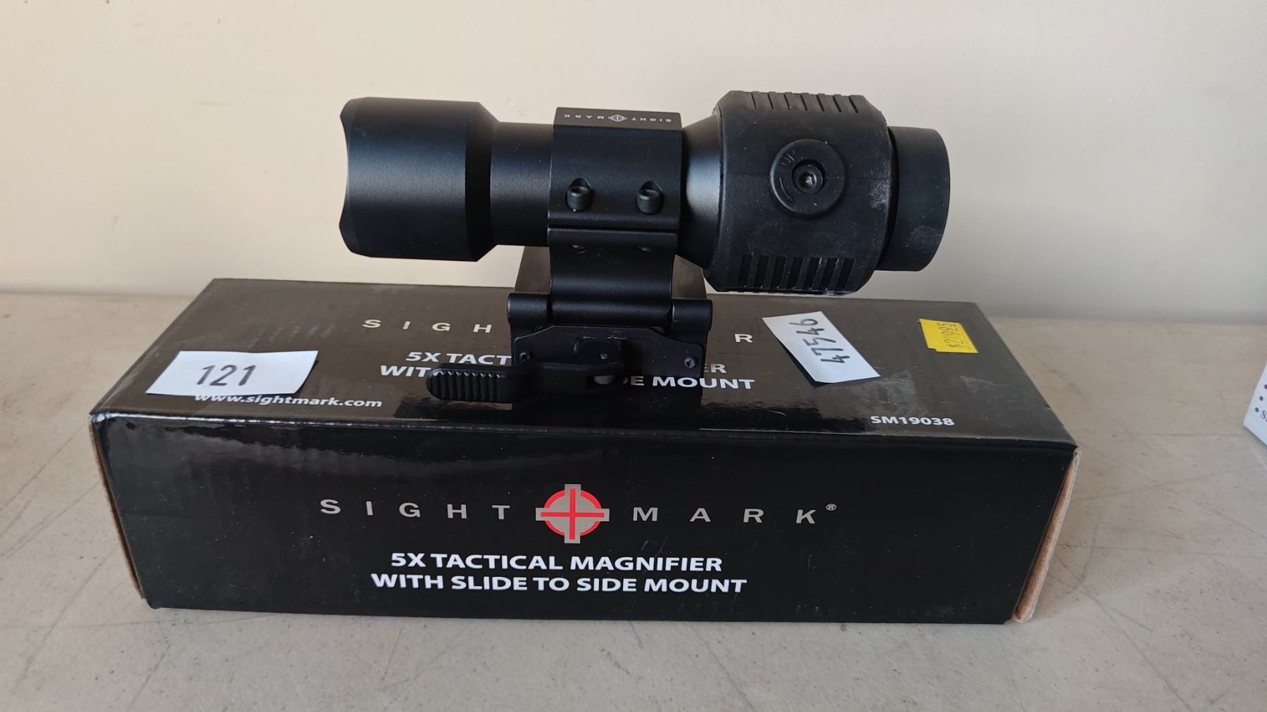 SIGHT MARK 5X TACTICAL MAGNIFIER WITH SLIDE TO SIDE MOUNT - Able Auctions