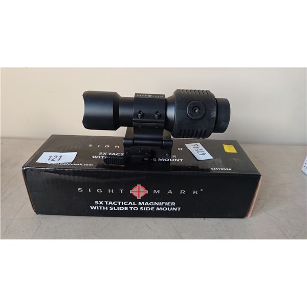 SIGHT MARK 5X TACTICAL MAGNIFIER WITH SLIDE TO SIDE MOUNT