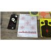 Image 2 : BOX OF ASSORTED TARGET PRACTICE SHOOTING SUPPLIES INCLUDING; EAR PROTECTION, EYE PROTECTION,