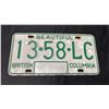 Image 4 : 4 SETS OF VINTAGE BRITISH COLUMBIA LICENSE PLATES