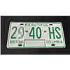 Image 6 : 4 SETS OF VINTAGE BRITISH COLUMBIA LICENSE PLATES