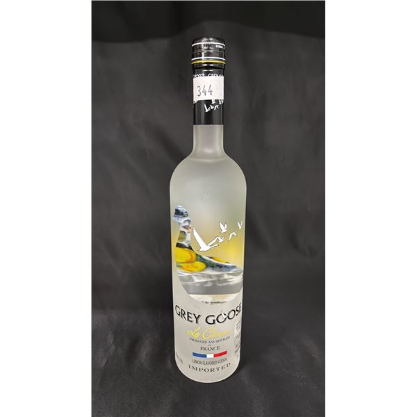1 - 750ML BOTTLE OF GREY GOOSE LEMON FLAVOURED VODKA