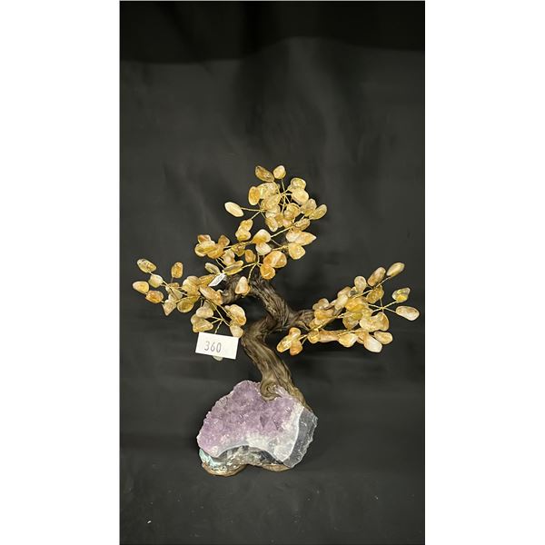 11" X 10" CITRINE TREE