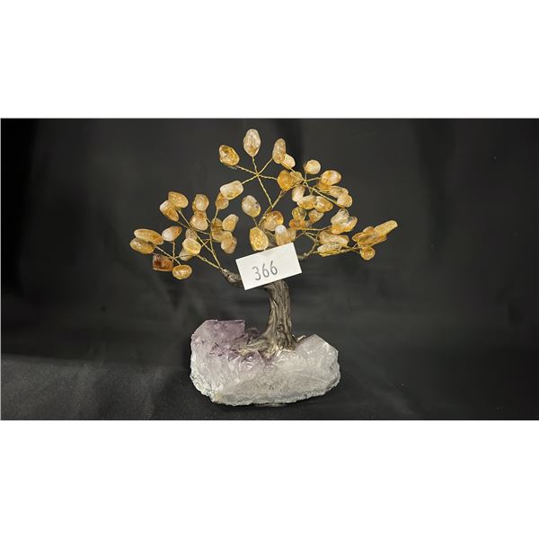 7.5" X 7" CITRINE TREE