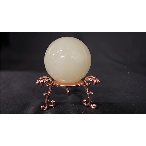 52MM GREEN JADE SPHERE