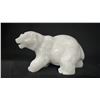 Image 1 : 5" WHITE JADE BEAR CARVING