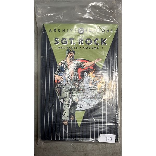 DC ARCHIVE EDITIONS THE SGT. ROCK ARCHIVES VOLUME 1 & 2 COMIC BOOKS