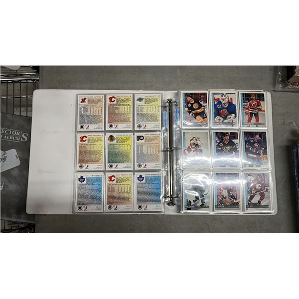 BINDER OF ASSORTED 1992 O-PEE-CHEE HOCKEY CARDS